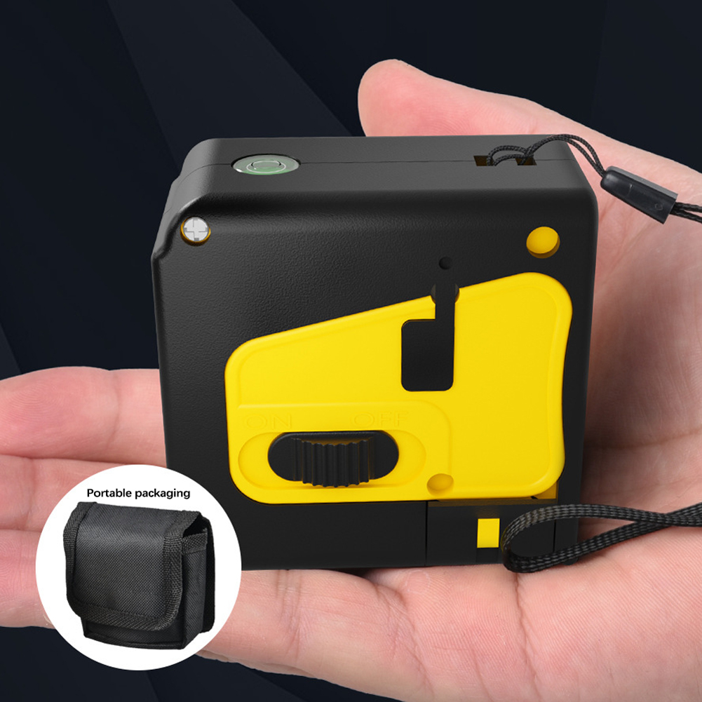 Green/Red Light 2 Line Laser Level Vertical Horizontal Line High-precision 3° Self-leveling Function Laser Level for Door Window
