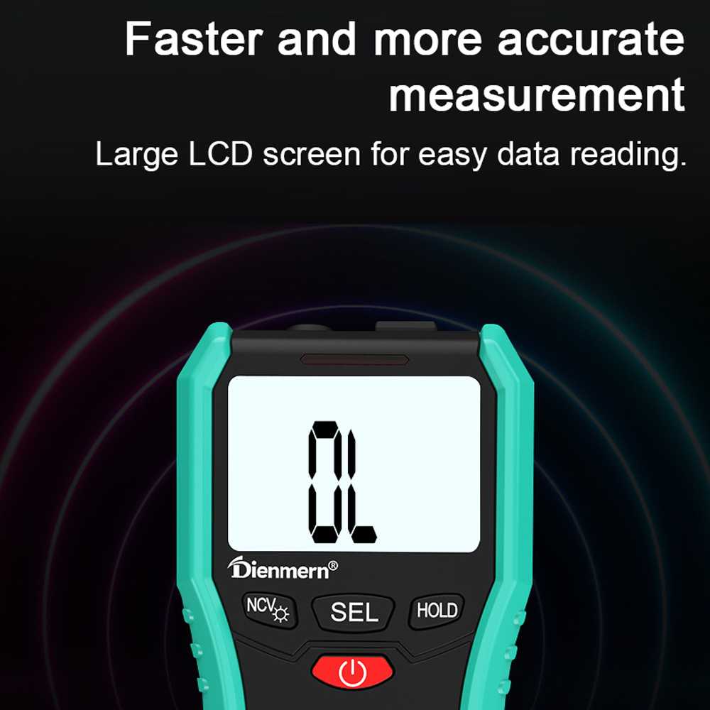 Portable Digital Multitester Backlight Voltmeter Handheld LCD Digital Multimeter Intelligent Contactless Voltage Tester
