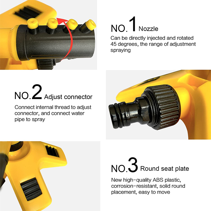 Adjustable 360 Degree Automatic Rotating Garden Sprinkler Large Area Coverage Lawn Sprinklers for Plant Irrigation Kids Playing