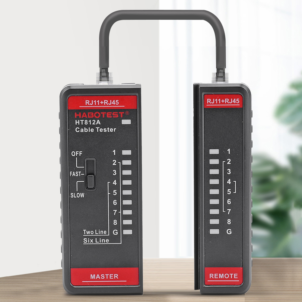 RJ45 RJ11 Ethernet LAN Network Cable Tester Telephone Line Detector Tracker Tool