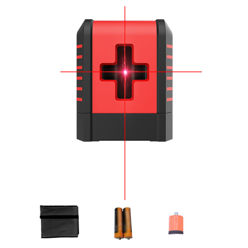 2 Lines Laser Level Leveling Laser 3° Self Levelling Diagonal Line Laser Level for Flooring Tile Layout Door Window Install