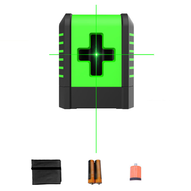 2 Lines Laser Level Leveling Laser 3° Self Levelling Diagonal Line Laser Level for Flooring Tile Layout Door Window Install
