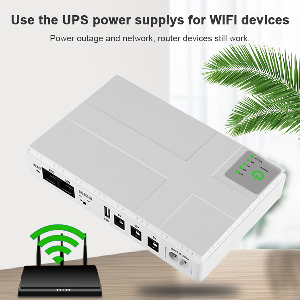 Uninterruptible Direct Current Standby Power Supplys Router Light Optical Modem Monitor UPS Adapter upport Multi-Interface POE