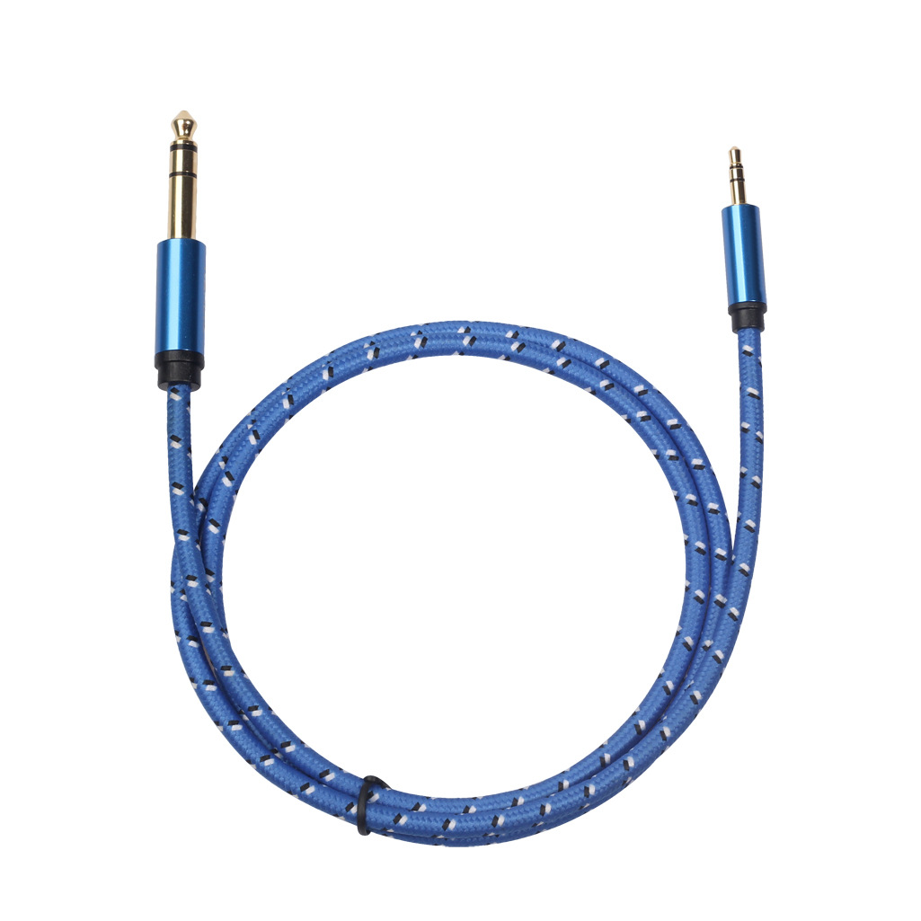 3.5mm 6.5mm Dual Channel Audio Cable Audio Jack Cable 3.5  6.35 Male Pair Busbar for Guitar Tuning Amplifier CD Player Microphone Cable Mixer Cable Sound Cable