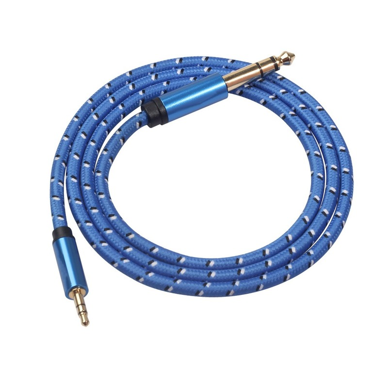3.5mm 6.5mm Dual Channel Audio Cable Audio Jack Cable 3.5  6.35 Male Pair Busbar for Guitar Tuning Amplifier CD Player Microphone Cable Mixer Cable Sound Cable