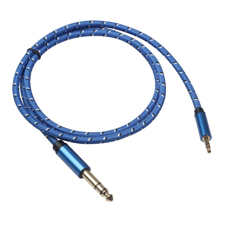 3.5mm 6.5mm Dual Channel Audio Cable Audio Jack Cable 3.5  6.35 Male Pair Busbar for Guitar Tuning Amplifier CD Player Microphone Cable Mixer Cable Sound Cable