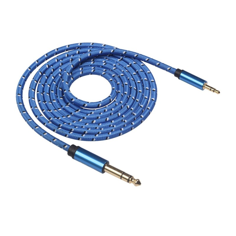 3.5mm 6.5mm Dual Channel Audio Cable Audio Jack Cable 3.5  6.35 Male Pair Busbar for Guitar Tuning Amplifier CD Player Microphone Cable Mixer Cable Sound Cable