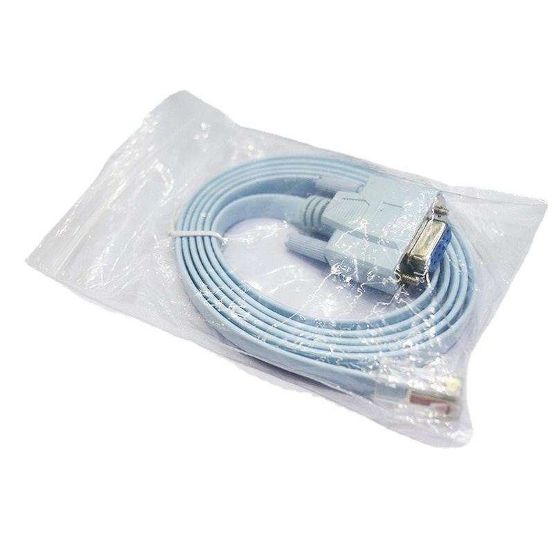 Router Switch Console Configuration Line Console Cable RJ45 Ethernet To RS232 DB9 COM Port Serial Female Routers Network Adapter Cable for Cisco Switch Router