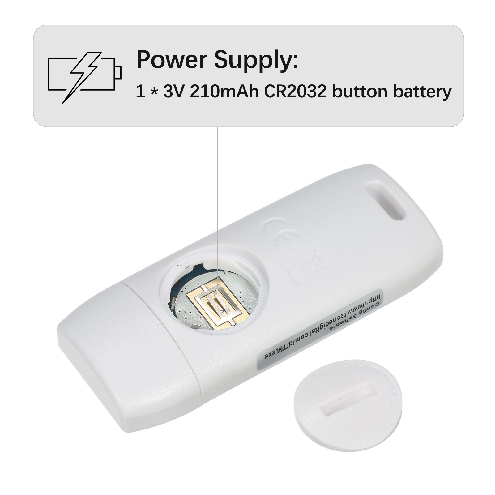 USB Temperature Humidity Data Logger Reusable RH TEMP Datalogger Recorder Humiture Recording Meter with 32,000 Record Capacity
