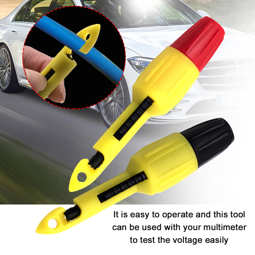 A Pair Insulation Piercing Clips Non-breaking Detection Circuit Repairs Tools Car Electrical Circuit Puncture Tool Set