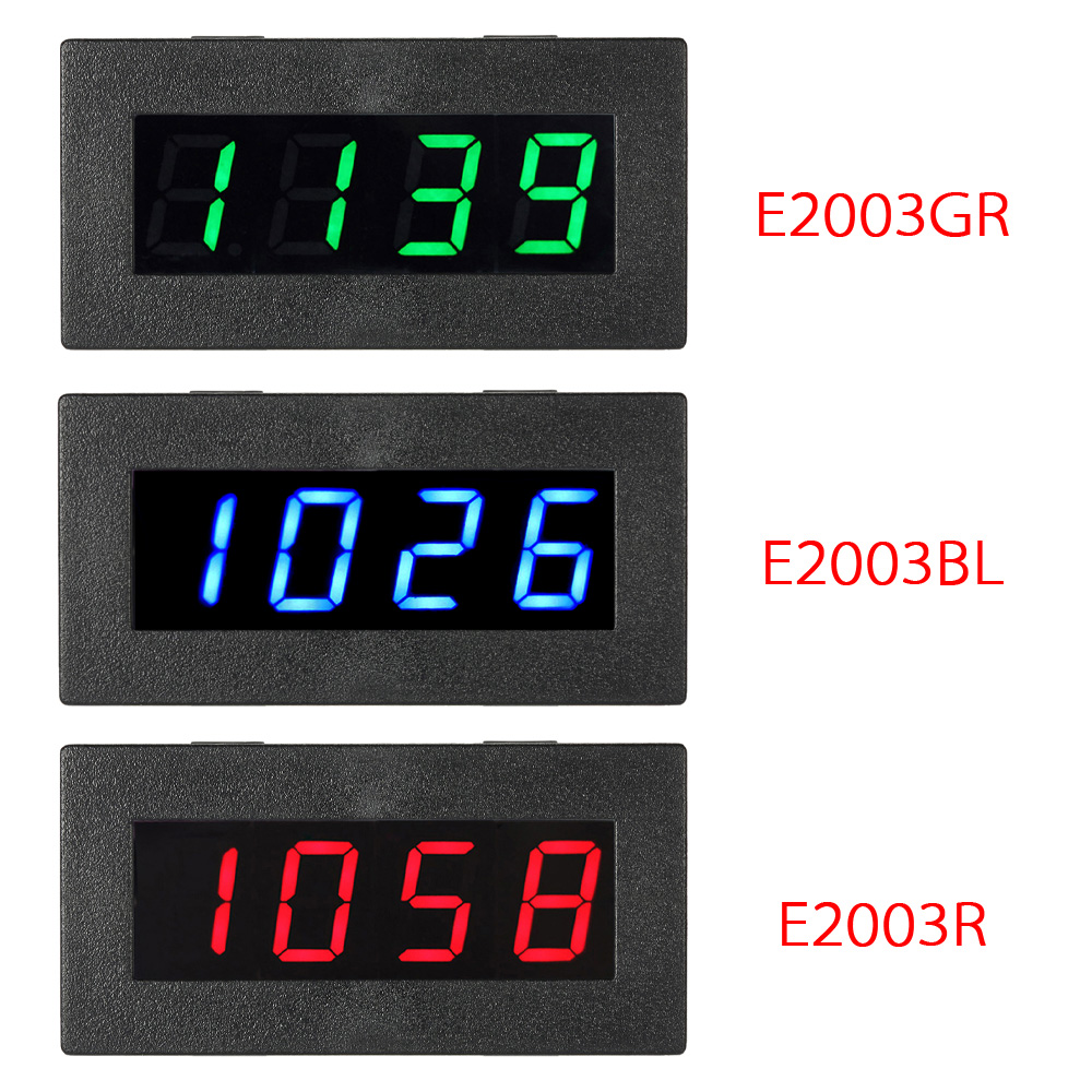 1Pcs High Precision 0.56" 4 LED Digital Frequency Tachometer Car Motor Speed Meter RPM Measurement Tester 5-9999R/M DC 8-15V