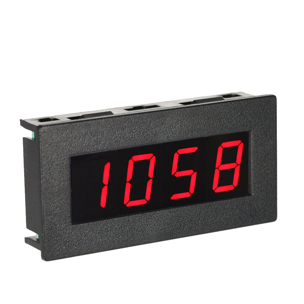 1Pcs High Precision 0.56" 4 LED Digital Frequency Tachometer Car Motor Speed Meter RPM Measurement Tester 5-9999R/M DC 8-15V