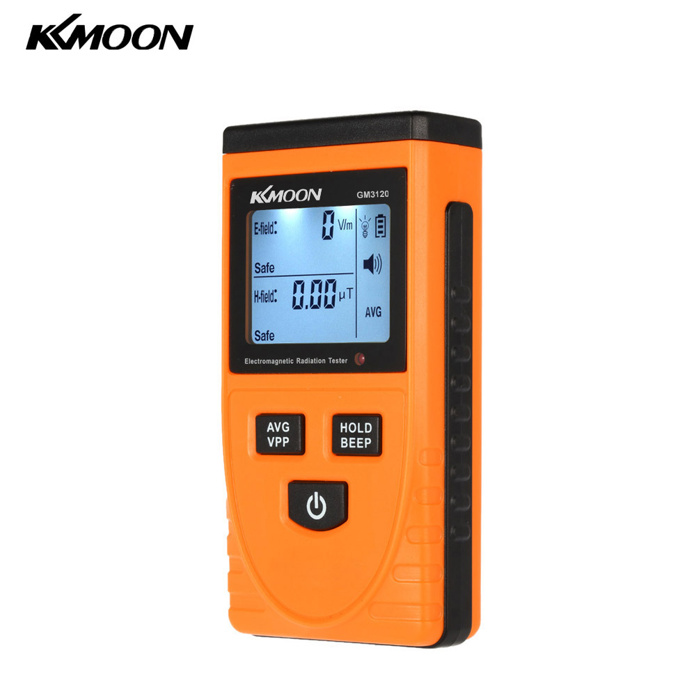 KKmoon GM3120 Digital LCD Electromagnetic Radiation Detector Meter Dosimeter Tester Counter Diagnostic for Radiation