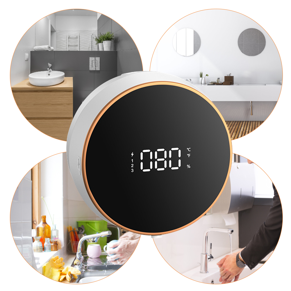 Automatic Soap Dispenser Electric Wall Mounted Infrared Sensor Hand Sanitizer for Home Hotel Bathroom Supplies