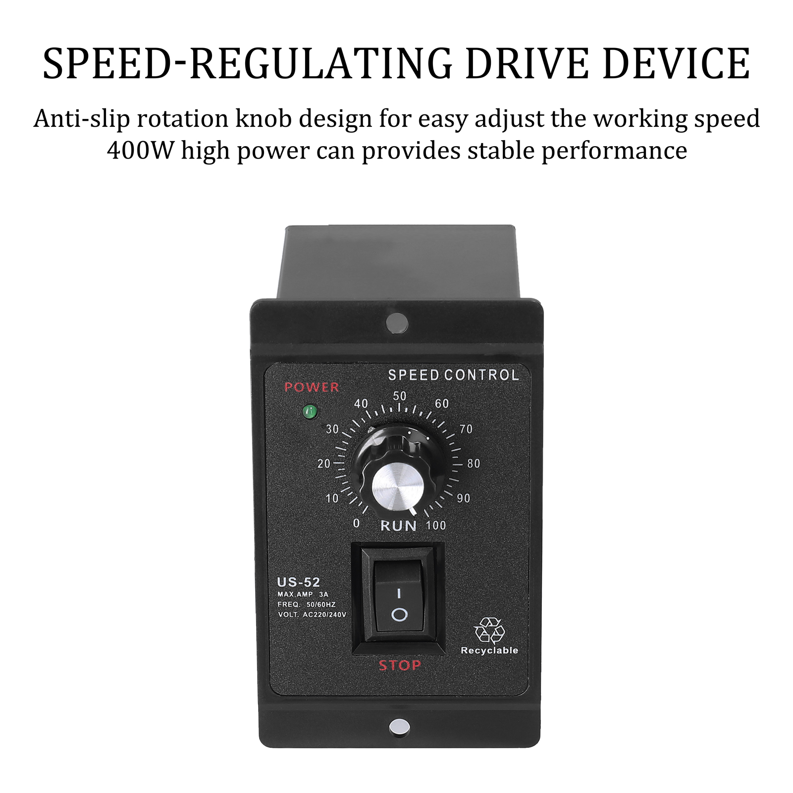 Speed Controller Alternating Current Single-phase Asynchronous Motor Electronic Stepless Speed Regulation Speeds Controller