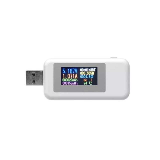 KWS-MX18 10 in1 Digital LCD Display USB Tester Voltage Current Tester Power Meter Timing Ammeter USB Charger Tester Voltmeter