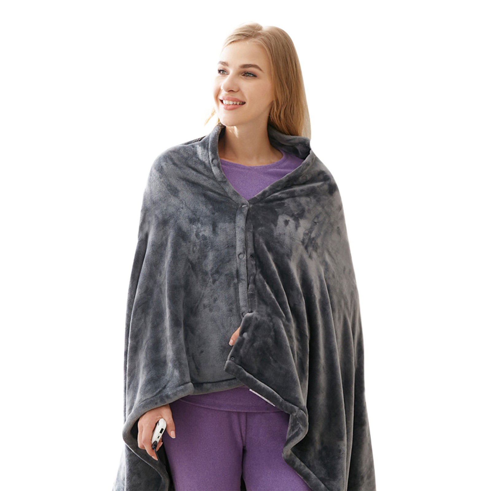 Electric Heated Blankets Coral Fleece Soft Napping Blanket 3-speed Adjustable Double-sided Available Hot Compress Shawl
