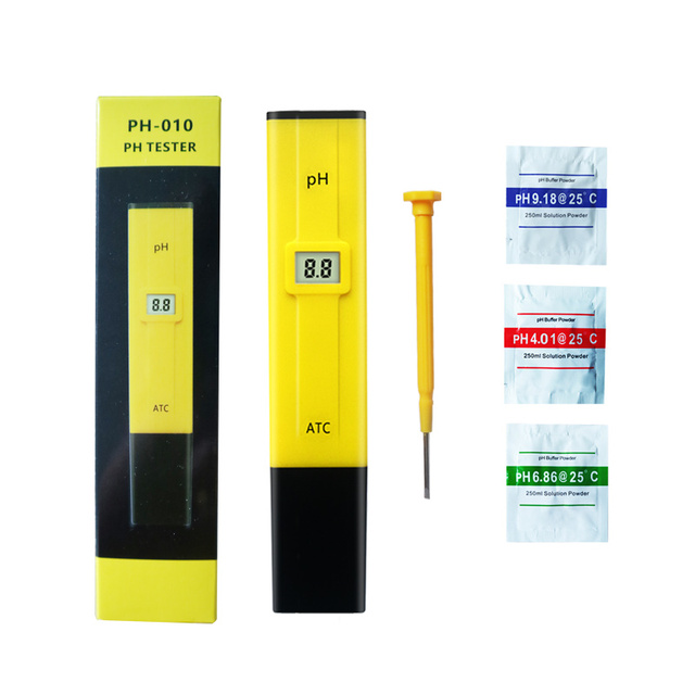 PH Meter Digital PH Tester Water Quality Testers Acidity Measure Device Water Pool Aquarium Hydroponics Home Brew 0-14pH