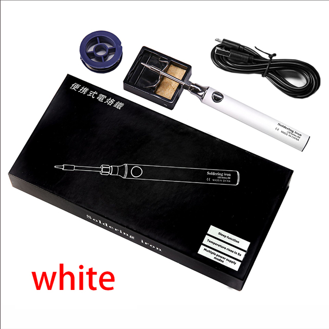 5V 8W Battery Powered Soldering Iron Electric with USB Charge Soldering Iron Kit Set Soldering Wireless Charging Solder Iron