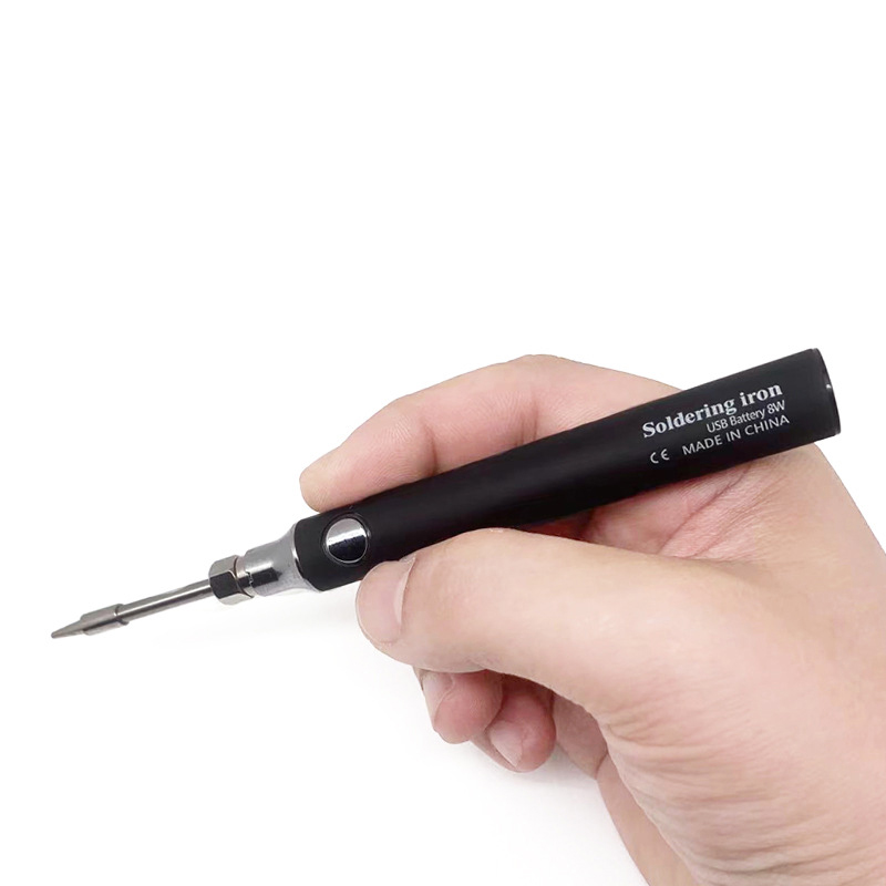5V 8W Battery Powered Soldering Iron Electric with USB Charge Soldering Iron Kit Set Soldering Wireless Charging Solder Iron