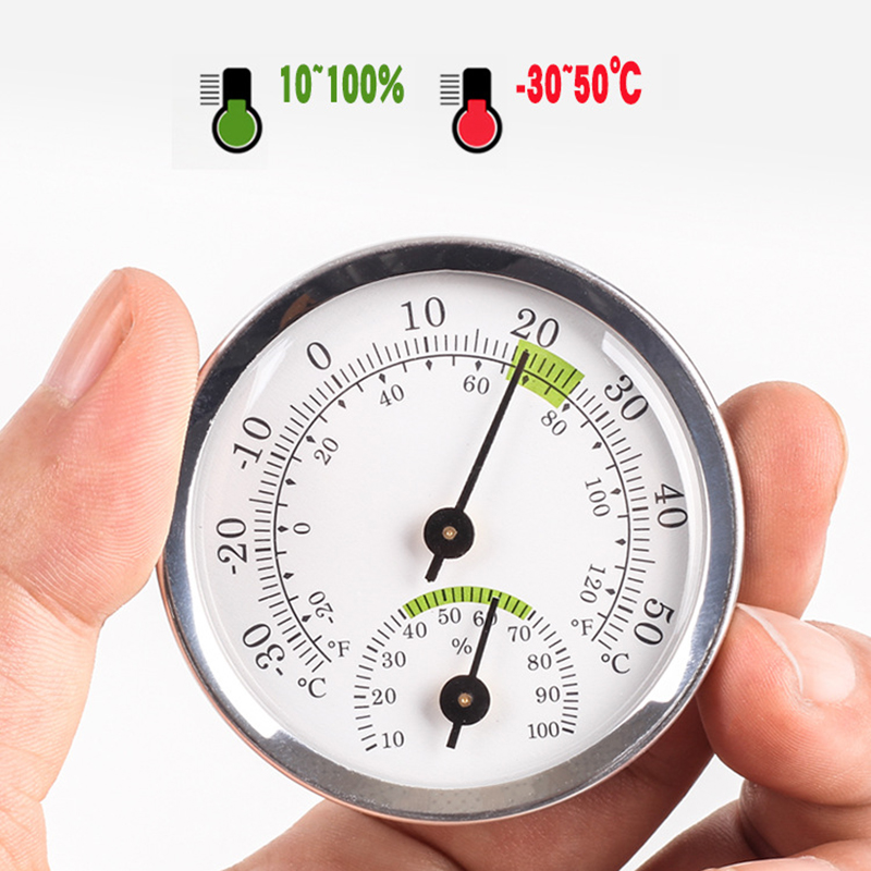 Indoor Wall Mounted Temperature Humidity Meter Sauna Thermomether For Sauna Room Household Wine Cabinet Decoration