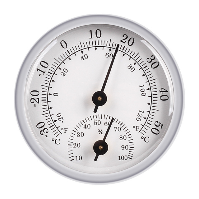 Indoor Wall Mounted Temperature Humidity Meter Sauna Thermomether For Sauna Room Household Wine Cabinet Decoration