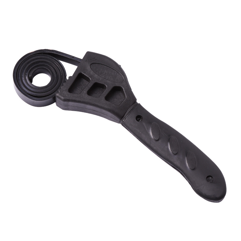 6 Inch Belt Wrench Oil Filter Spanner Set Rubber Band Wrench Can Opener Adjustable Water Pipe Pipe Multifunctional Wrench Tool
