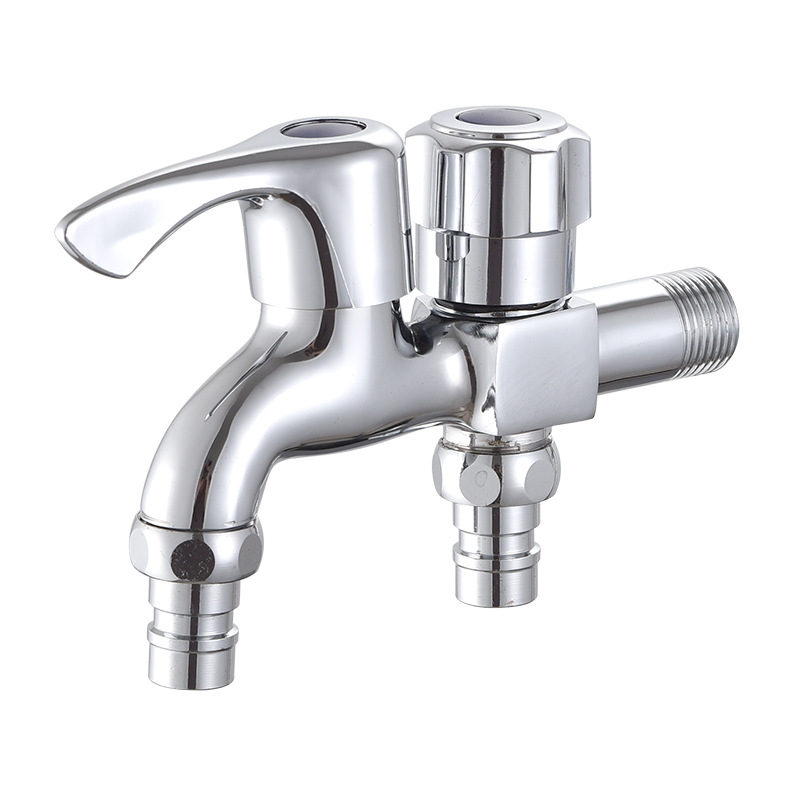 Washing Machine Faucet Double Water Outlet Mop Pool Brass Tap Outdoor Garden Faucet Fast Bidet Faucets Bathroom Accessories