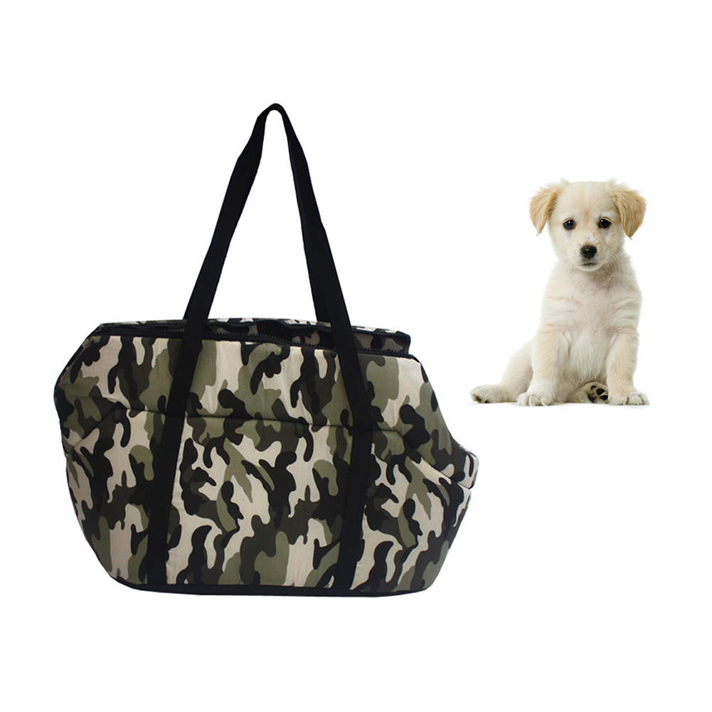 Travel Shoulder Slings Kitten Puppy Carrying Transport Bag Foldable Outdoor Pet Cat Dog Carrier Handbag Camouflage