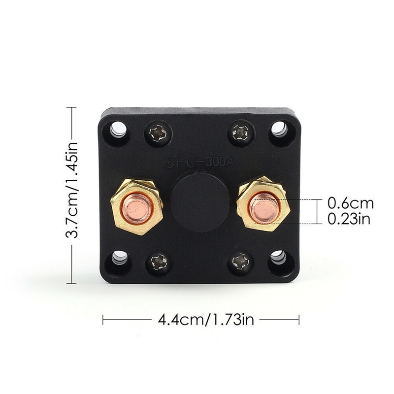 Mini Portable Waterproof Auto Car Truck Boat Camper 12V 100A Battery Isolator Disconnect Cut Off Switch Battery Cut Off Power