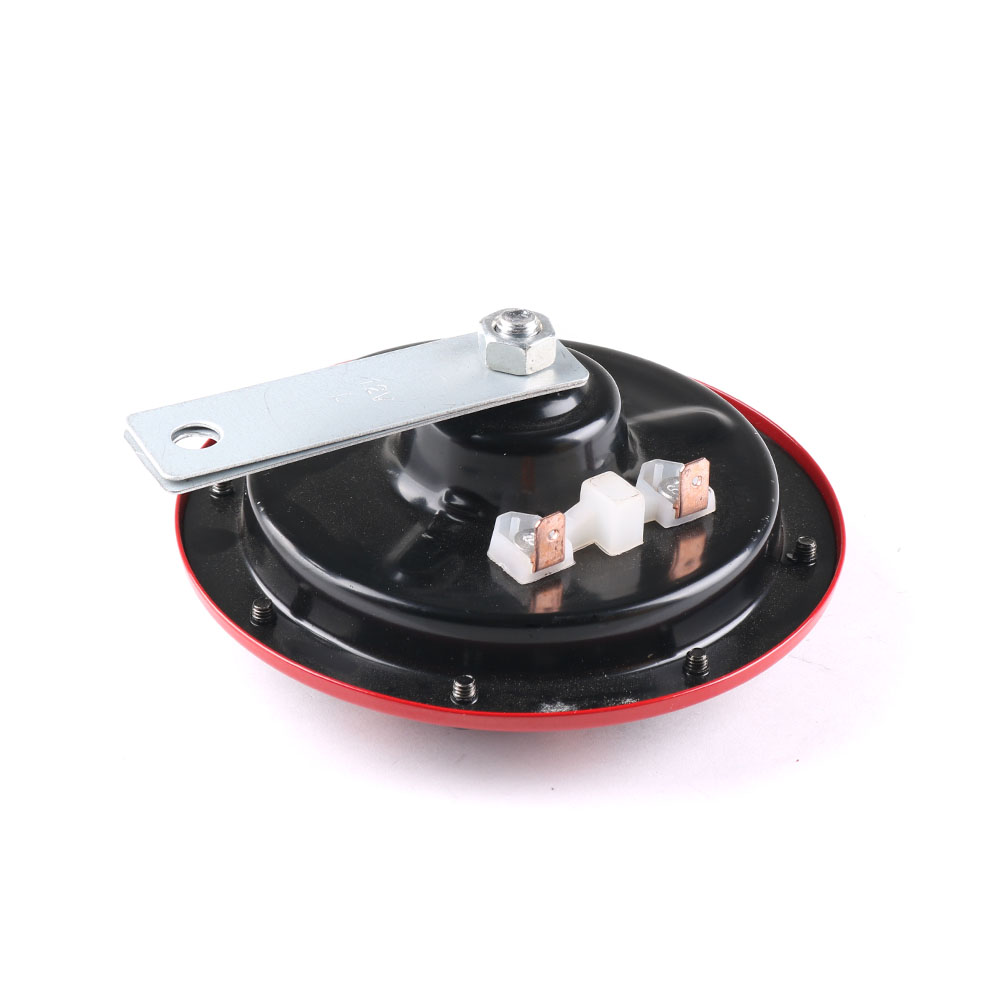 115DB Subwoofer Compact Electric Explosive Tone Air Horn Kit for Motorcycles and Automobiles 12V 2 Pieces/set Red/Black