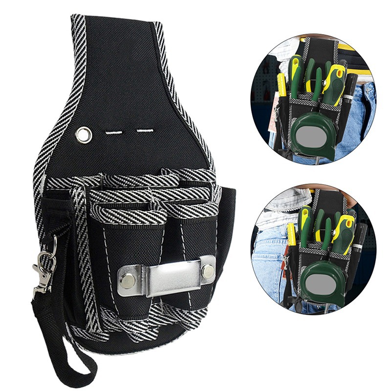 9 in 1 Tool Belt Screwdriver Utility Kit Holder Top Quality Nylon Fabric Tool Bag Electrician Waist Pocket  Pouch Bag