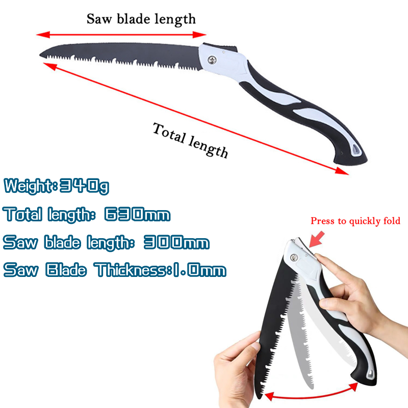 Pruner Cut Secateur Plant Trim Horticulture Shrub Garden Scissor Tool Branch Shear Orchard Pruning Shears Folding Saw Set Tools