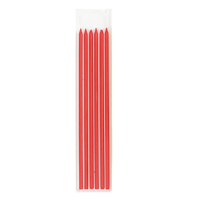 Solid Carpenter Pencil with Refill Leads and Built-in Sharpener Deep Hole Mechanical Pencil Marker Marking Woodwork Tool Kit