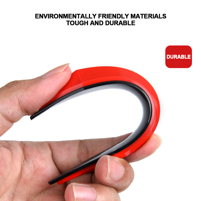 4-piece 3D Sticker Door Protector Rubber Wall Bumper Safety Parking Wall Protector Car Styling Car Accessorie Exterior Decoratio