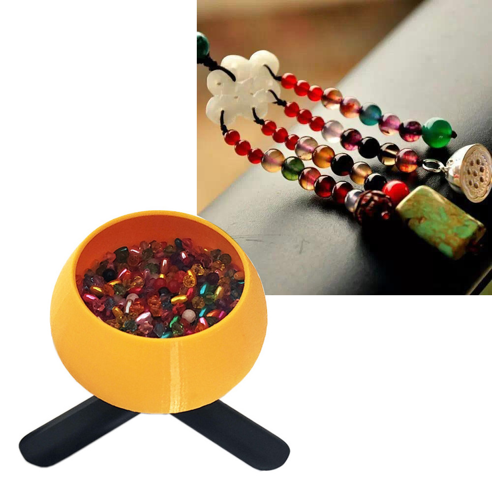 Portable Electric Bead String Machine Quickly Stringing Bowl Crafts Loader Pearls Rosary Scattered Beads Twine Tools
