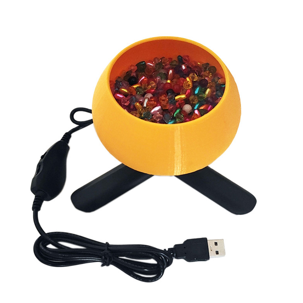 Portable Electric Bead String Machine Quickly Stringing Bowl Crafts Loader Pearls Rosary Scattered Beads Twine Tools