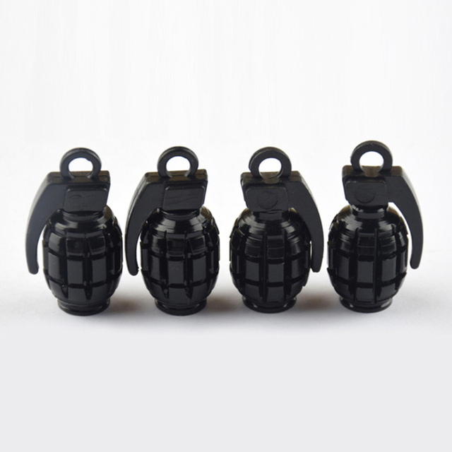 4pcs Universal Tire Valve Caps for Car Motorcycle Bike Aluminum Valve Stem Cap Valves Car-styling Parts Auto Accessories