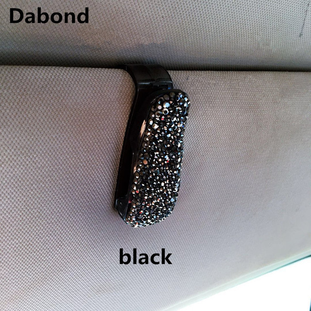 Car Vehicle Sun Visor Sunglasses Eyeglasses Glasses Card Ticket Holder for Car Accessories Sunglasses Holder glasses case