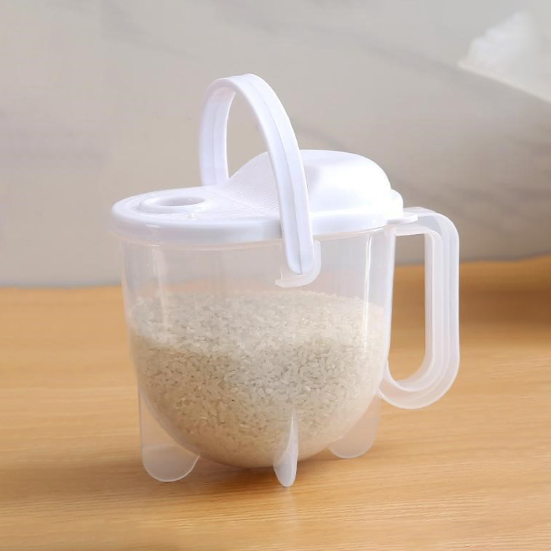 Rice Washer Strainer Kitchen Accessories Quick Rice Washing Basket  Kitchen Gadgets Plastic Automatic Flush Convenient