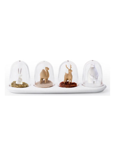 Seasoning Jar Condiment Bottle Kitchen Accessories Kitchen Condiments Organizer  Seasoning Container Set Season Animal creative