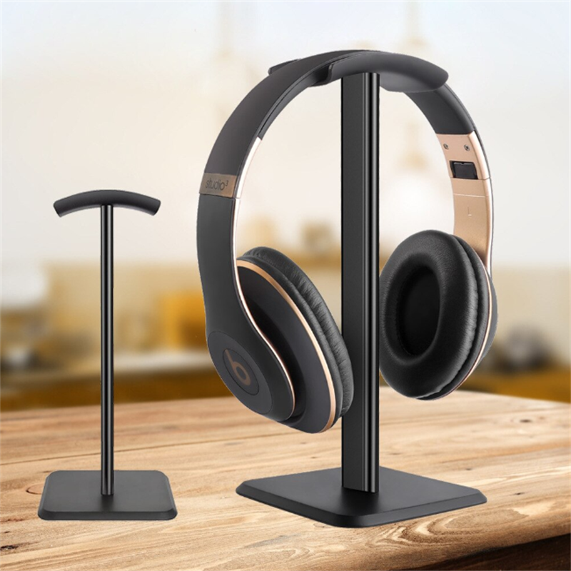 New Headphone holder Stand Table Headset Holder Classic Earphone Stand With Aluminum Support Bar Headrest Professional Desk Holder Stand Removable display stand