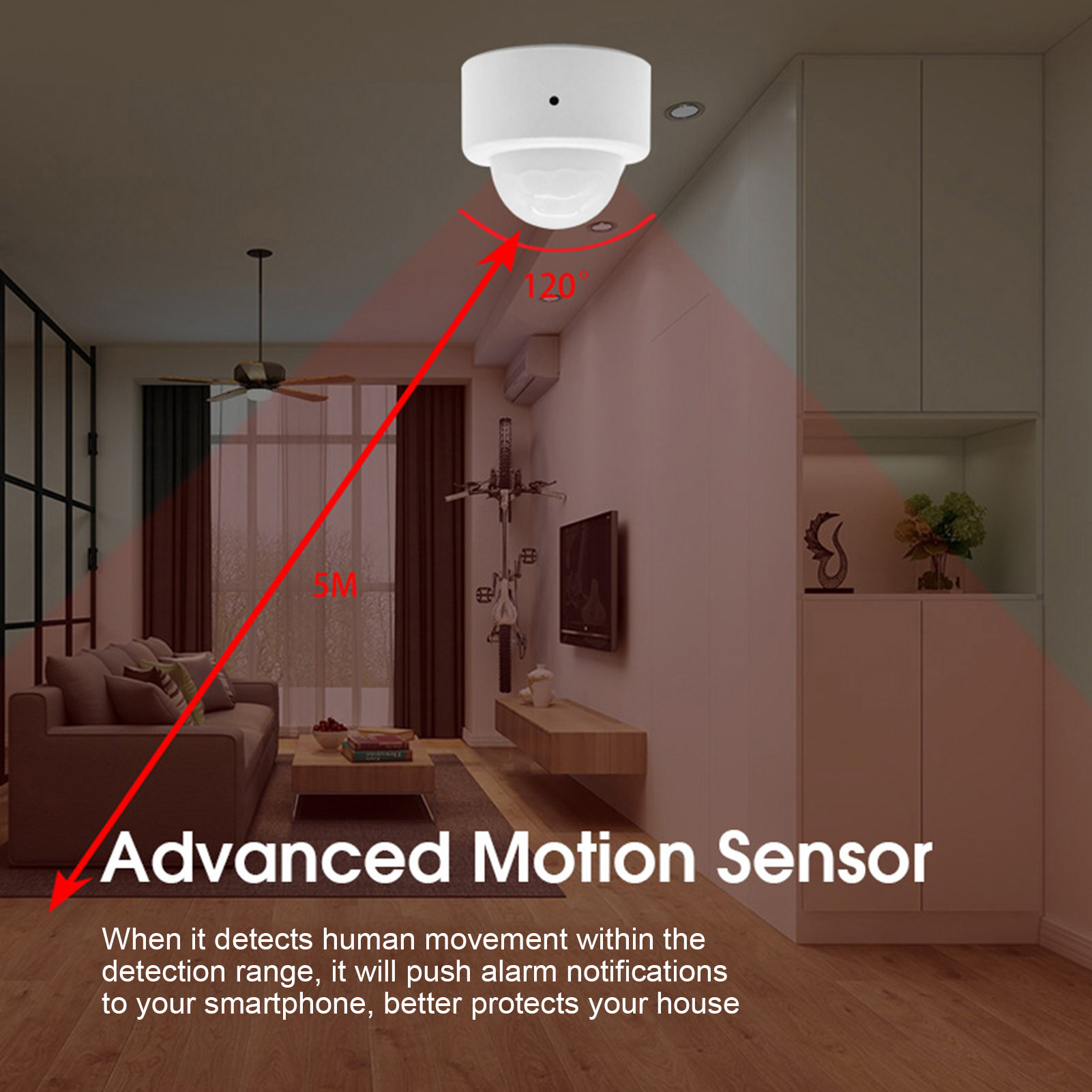 Tuya WiFi PIR Motion Sensor Wireless Infrared Detector Security Burglar Alarm Sensor Smart Life APP Control Intelligent Linkage