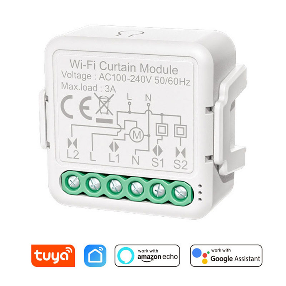 Tuya WiFi Intelligent Curtain Switch Module Intelligent Home Modification Module Mobilephone APP Remotes Control Voice C - Tuya WiFi Intelligent Curtain Switch Module Intelligent Home Modification Module Mobilephone APP Remotes Control Voice C available at Ksh 2188 on Kilimall Kenya. Fashion with fast delivery to Nairobi, Mombasa, Kisumu and all Kenya.
