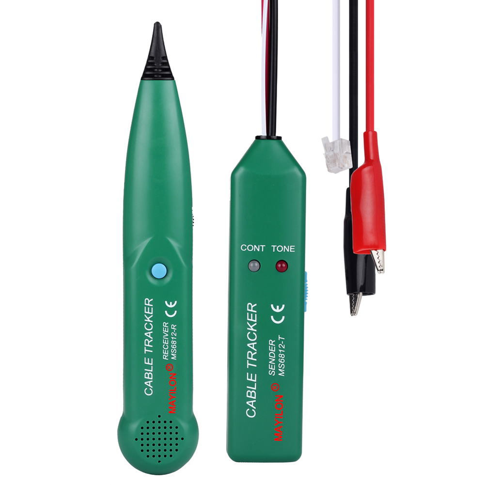 MAYILON MS6812 Portable Telephone Wire Tracer 100Hz~300kHz Receive Frequency Ranges UTP Tool LAN Network Cable Tester