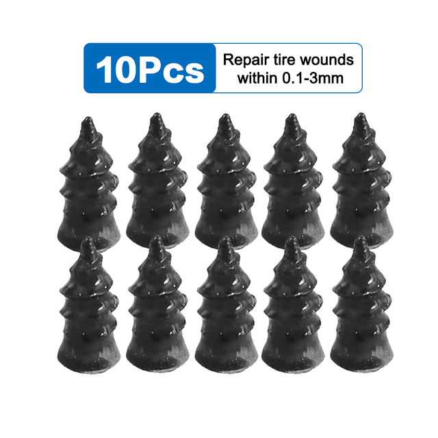 Vacuum Tyre Repair Nail Kit for Motorcycle Car Scooter Rubber Tubeless Tire Tool Set Glue Free Repair Tire Film Nail accessories