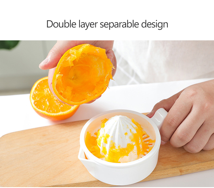 Plastic Manual Orange Juicer Kitchen Orange Lemon Squeezer Portable Citrus Juicer Multifunction Fruit Juicer Kitchen Accessories