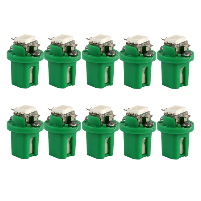 10pcs T5 B8.5d LED Car Lights Instrument Panels Bulbs Low Power 5050 SMD Automobile Dashboard Switch Lamp 12V Car Led Light