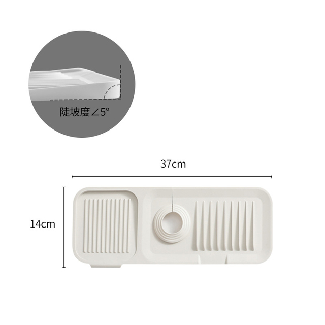 Kitchen Faucet Absorbent Mat Sink Splash Guard Silicone Faucet Splash Catcher Countertop Protector For Bathroom Kitchen Gadgets