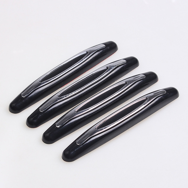 4Pcs Car Door Protector Guard Strip Scratch Protector Rubber Bumper Stickers Auto Door Edge Protection Car Decoration Door Sill